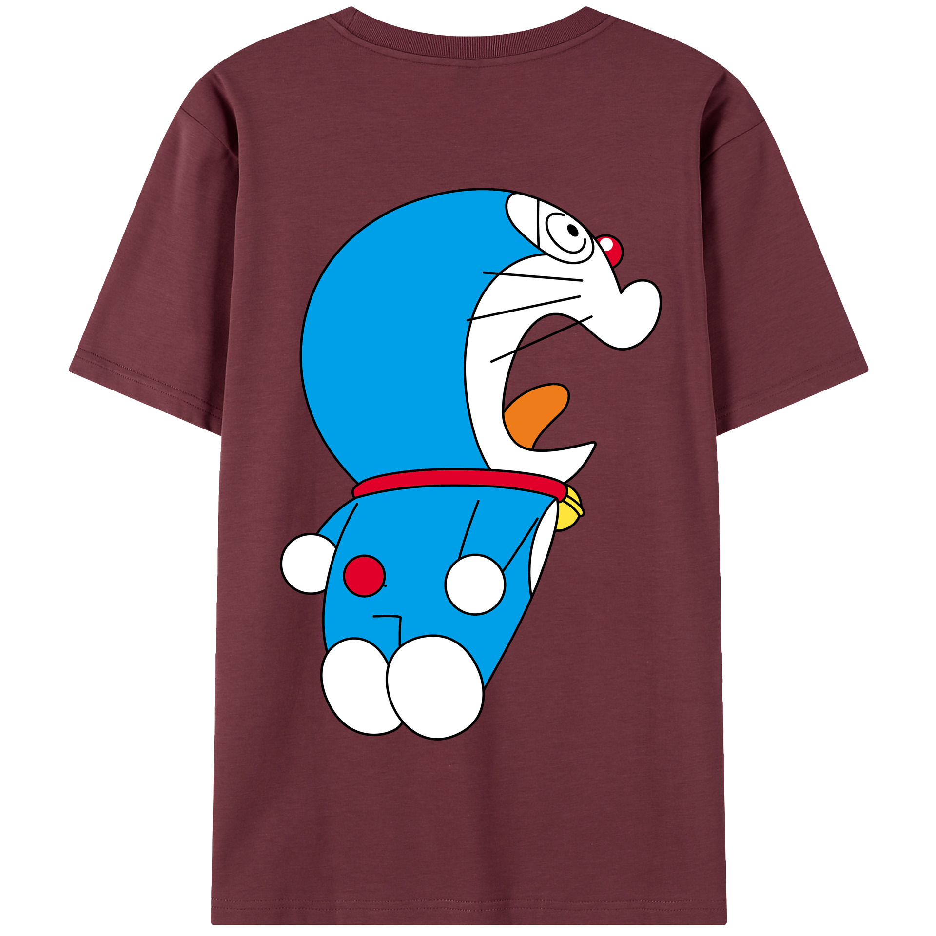 （画像用） ドラえもん Doraemon 綿100％半袖Tシャツ（背面プリント）